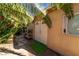 Side door with some plants at 2612 Sonora St, Las Vegas, NV 89102