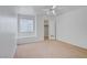 Bright bedroom with a ceiling fan, closet, and natural light at 2725 S Nellis Blvd # 1056, Las Vegas, NV 89121