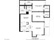 Detailed floor plan showcasing layout with dimensions of living spaces, bedrooms, and bathrooms at 2725 S Nellis Blvd # 1056, Las Vegas, NV 89121