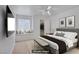 Bright bedroom featuring neutral tones, large windows, and ample closet space at 2725 S Nellis Blvd # 1056, Las Vegas, NV 89121