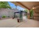 Outdoor gazebo with desert landscaping and BBQ area enhances outdoor living at 2820 Goldcreek St, Henderson, NV 89052