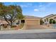 Inviting single-story home featuring desert landscaping and a two-car garage at 2820 Goldcreek St, Henderson, NV 89052