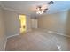 Spacious main bedroom featuring carpet flooring, neutral paint, and ample natural light at 2820 Goldcreek St, Henderson, NV 89052