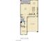 Layout of the home's first floor at 2935 Gaffer Film St, Las Vegas, NV 89156