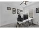 Bright home office featuring desk, a ceiling fan and ample natural light at 2935 Gaffer Film St, Las Vegas, NV 89156