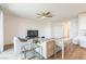 Bright living room featuring modern decor and fixtures with neutral tones at 2935 Gaffer Film St, Las Vegas, NV 89156