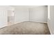 Bedroom with neutral carpet and light gray walls at 3526 Harbor Tides St, Las Vegas, NV 89147
