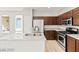 Bright kitchen with stainless steel appliances, granite countertops, and plenty of cabinet space at 3526 Harbor Tides St, Las Vegas, NV 89147