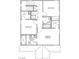 Second floor plan featuring three bedrooms, two bathrooms, walk-in closets, and a linen closet at 411 Grand Toccata St, Henderson, NV 89011