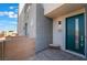 Chic townhome featuring a private patio and stylish front door at 4294 Eagle Summit Ave, Las Vegas, NV 89141