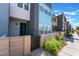 Contemporary townhome with a private front patio and modern design at 4294 Eagle Summit Ave, Las Vegas, NV 89141