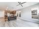 Spacious open floor plan showcasing the dining area and modern kitchen at 4294 Eagle Summit Ave, Las Vegas, NV 89141