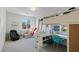 Charming bedroom with lofted bed, desk space, a reading nook and a scenic view at 436 Trevinca St, Las Vegas, NV 89138