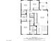 This floorplan displays the layout of the home's second floor, including the bedrooms, bathrooms, laundry, and Gathering room at 436 Trevinca St, Las Vegas, NV 89138