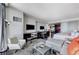 Modern living space with a bed, lounge area, and integrated workspace at 4381 W Flamingo Rd # 3206, Las Vegas, NV 89103