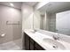 Bathroom features double sinks and modern finishes at 483 Fairview Hills St, Las Vegas, NV 89138