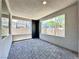 Covered patio with brick flooring and views of the surrounding neighborhood at 483 Fairview Hills St, Las Vegas, NV 89138