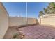 This backyard offers a large patio area perfect for entertaining or creating an outdoor oasis at 4998 Schumann Dr, Las Vegas, NV 89146