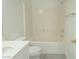 Bathroom with a shower-tub combo and a toilet at 5001 Volcanic Rock Ln, Las Vegas, NV 89122