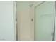 Bathroom shower with glass doors at 5001 Volcanic Rock Ln, Las Vegas, NV 89122