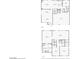 Detailed floor plan showcasing the layout of both floors at 5396 Valley Wells Way, Las Vegas, NV 89113