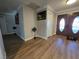 Welcoming foyer features beautiful hardwood flooring, neutral walls, and a stylish double-door entrance at 5515 Coley Ave, Las Vegas, NV 89146