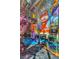 Unique game room with vibrant mural art, foosball, and pinball providing hours of entertainment at 5626 Deer Creek Falls Ct, Las Vegas, NV 89118