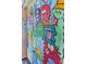 A graffiti-style artwork showcasing an array of colorful monsters at 5626 Deer Creek Falls Ct, Las Vegas, NV 89118