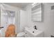This bathroom features a newer vanity, mirror and a toilet at 7 Church St, Henderson, NV 89015