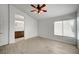 Spacious bedroom featuring vaulted ceiling and an ensuite bathroom at 7888 Bonaventure Dr, Las Vegas, NV 89147
