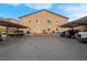 Exterior shot of the parking area with covered parking and easy access to the apartment buildings at 8805 Jeffreys St # 2020, Las Vegas, NV 89123
