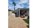 Backyard featuring covered patio and block wall, and potential for landscaping at , Henderson, NV 89011