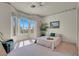 Bright bedroom with large windows offering natural light at 11032 Mission Lakes Ave, Las Vegas, NV 89134