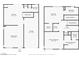 Two-story floor plan includes the bathrooms, bedrooms, kitchen, and garage at 11135 Abbeyfield Rose Dr, Henderson, NV 89052