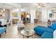 Spacious living area seamlessly connects to the kitchen and dining area, perfect for entertaining at 1124 Aspen Cliff Dr, Henderson, NV 89011