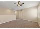 Upstairs living room featuring a carpet floor, recessed lighting, and neutral walls, perfect for a relaxing second floor living space at 1813 Arch Stone Ave, North Las Vegas, NV 89031