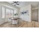 Cozy breakfast nook with bay window, shutters, and comfortable seating at 1964 Oliver Springs St, Henderson, NV 89052
