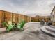 Spacious backyard with multiple seating arrangements, perfect for outdoor entertaining at 2060 Toiyabe St, Las Vegas, NV 89156