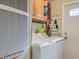 Well-equipped laundry room featuring modern appliances and ample storage space for convenience at 2060 Toiyabe St, Las Vegas, NV 89156