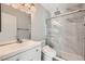 Bathroom featuring a shower-tub combination and a modern vanity at 3150 Soft Breezes Dr # 1050, Las Vegas, NV 89128