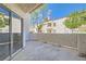 Private outdoor patio with sliding glass door access, perfect for relaxing and enjoying the view at 3150 Soft Breezes Dr # 1050, Las Vegas, NV 89128