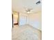 Bedroom with carpet, ceiling fan and closet at 3624 Pelican Brief Ln, North Las Vegas, NV 89084