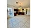 Open-concept kitchen featuring an island and plenty of counter space at 3624 Pelican Brief Ln, North Las Vegas, NV 89084
