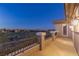 Spacious balcony overlooking a golf course and scenic mountain views at 437 Pinnacle Heights Ln, Las Vegas, NV 89144