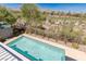 Backyard swimming pool with golf course views at 437 Pinnacle Heights Ln, Las Vegas, NV 89144