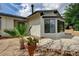 Charming single-story home showcasing a well-maintained yard and a concrete driveway with new exterior paint at 4387 Sun Vista Dr, Las Vegas, NV 89104