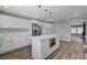 Spacious kitchen with stainless appliances, center island, and sleek cabinetry, perfect for gatherings at 4387 Sun Vista Dr, Las Vegas, NV 89104