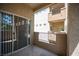 Spacious balcony with sliding glass doors, offering ample sunlight and view at 4400 S Jones Blvd # 2075, Las Vegas, NV 89103