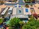 This is a home with solar panels, covered patio, RV parking, and mature landscaping at 4644 Canna Dr, Las Vegas, NV 89122