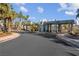 View of the guarded entrance gate for the community at 4644 Canna Dr, Las Vegas, NV 89122